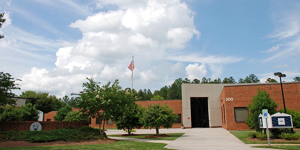 Front view of Building 200